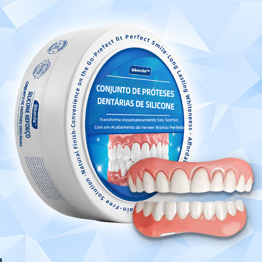 𝐁𝐢𝐤𝐞𝐧𝐝𝐚™ Conjunto de dentaduras com forro de silicone🔥 (⏰Desconto limitado, apenas 30 minutos restantes!⏰) 🦷👩‍⚕️