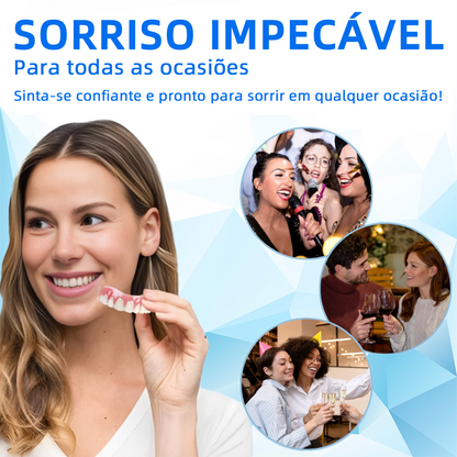 𝐁𝐢𝐤𝐞𝐧𝐝𝐚™ Conjunto de dentaduras com forro de silicone🔥 (⏰Desconto limitado, apenas 30 minutos restantes!⏰) 🦷👩‍⚕️